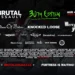 Brutal Assault 2027 30th edition banner with Children of Bodom, Knocked Loose and Mercyful Fate, set over dark artwork of a horned goat and two screaming figures.